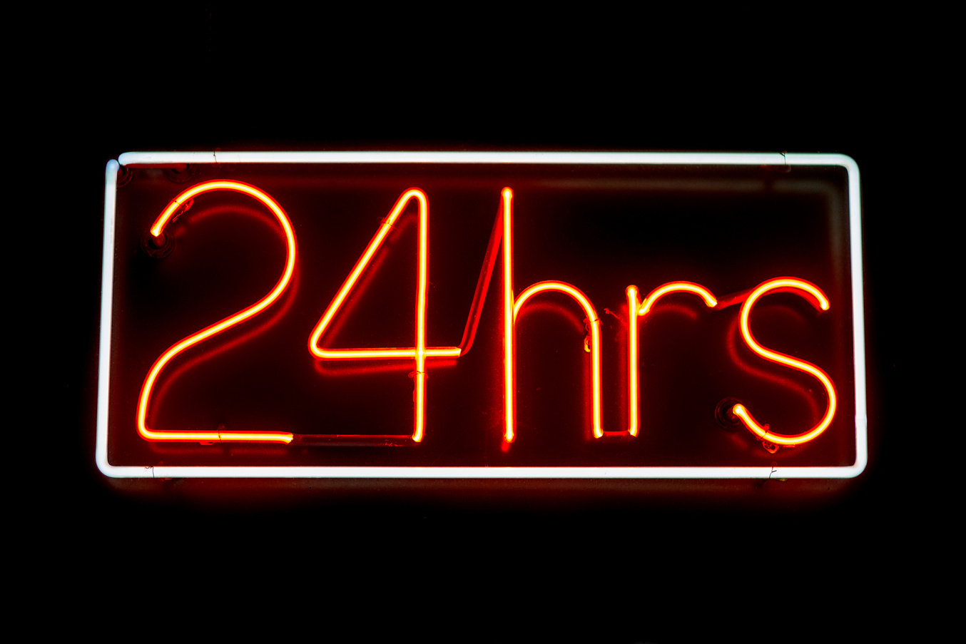 Neon Sign, 24 hours