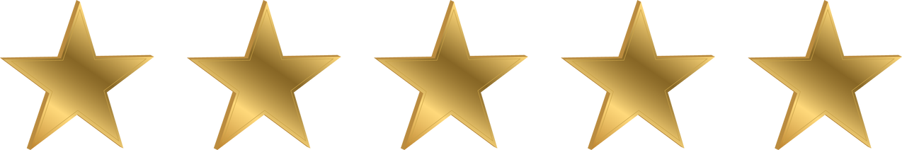 Five Stars Rating Icon